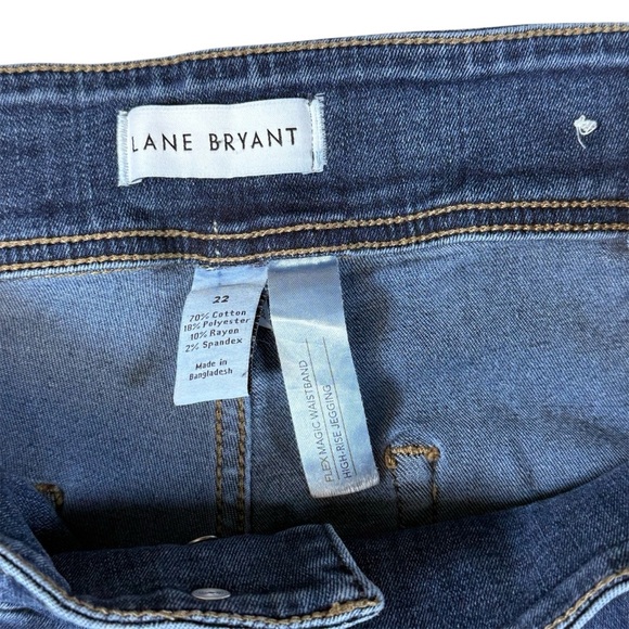 Lane Bryant Women Flex Waistband Signature High Rise Jegging Denim Jean 22 Plus - Picture 2 of 3